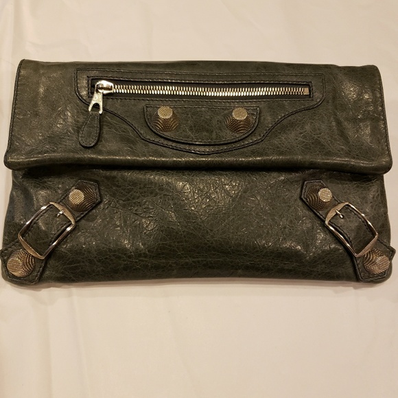 Authentic Balenciaga envelope Antracite - Picture 2 of 8